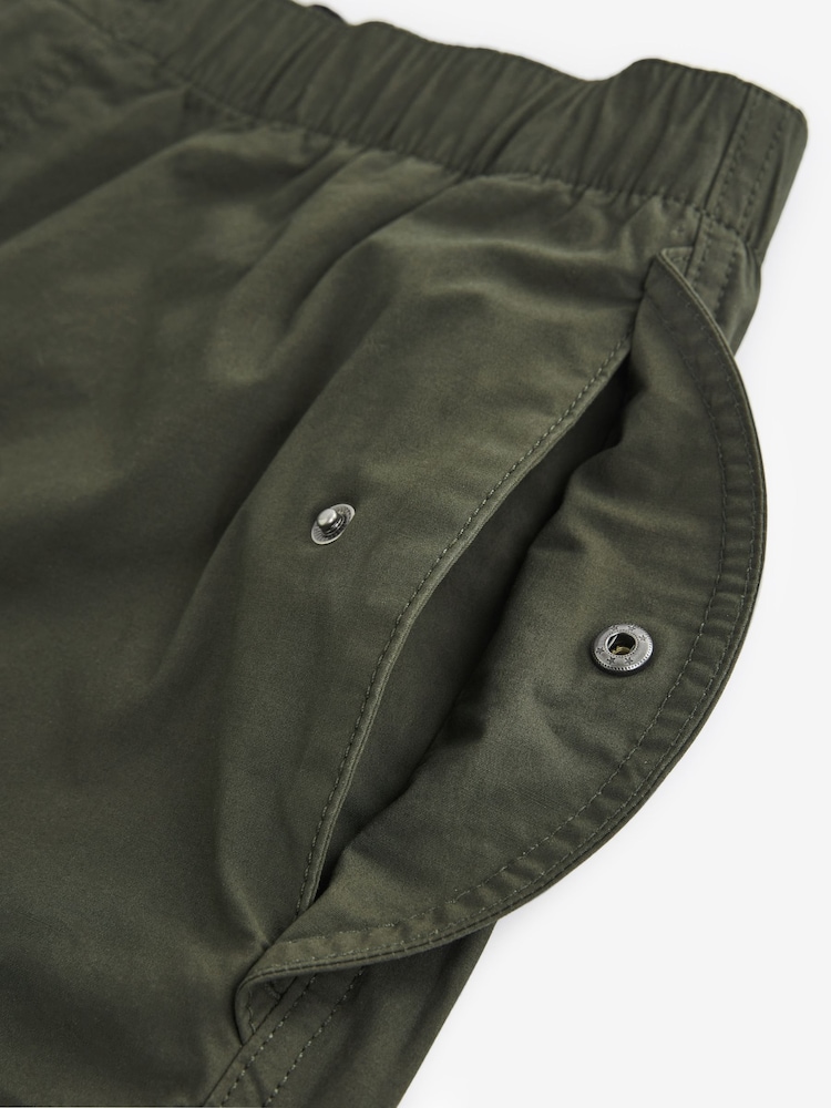 Khaki Green EDIT Parachute Cargo Trousers - Image 12 of 12