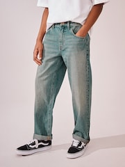 Blue Tint Wide Fit Authentic 100% Cotton Jeans (3-16yrs) - Image 1 of 8