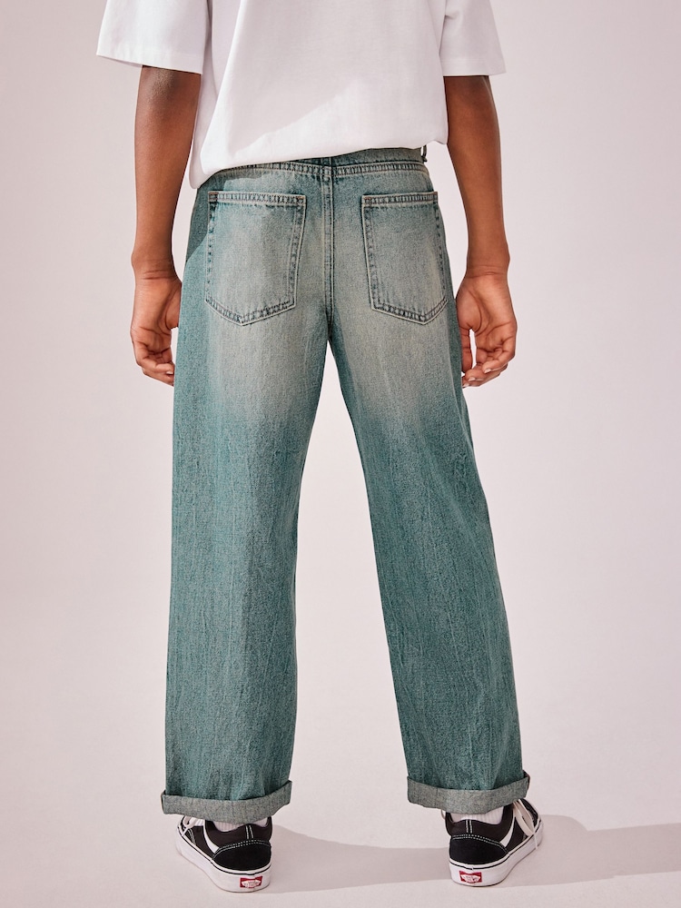 Blue Tint Wide Fit Authentic 100% Cotton Jeans (3-16yrs) - Image 2 of 8