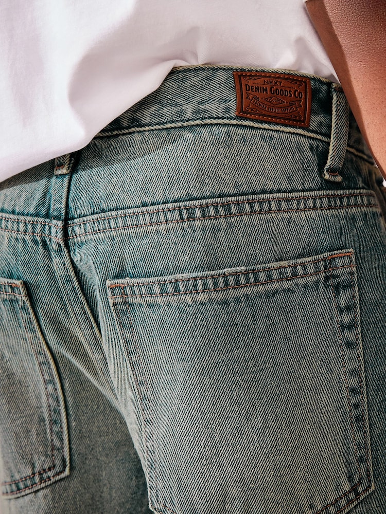 Blue Tint Wide Fit Authentic Jeans (3-16yrs) - Image 4 of 8