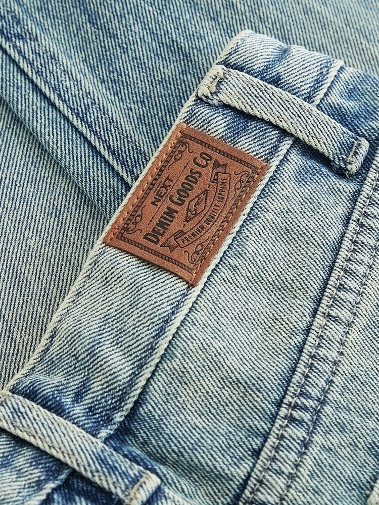 Blue Tint Wide Fit Authentic 100% Cotton Jeans (3-16yrs) - Image 8 of 8