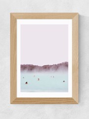 East End Prints White Spa Day Print by Oh Fine! Art - Image 1 of 2