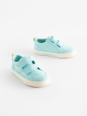 Blue Standard Fit (F) Two Strap Touch Fastening Trainers - Image 1 of 5