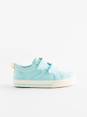 Blue Standard Fit (F) Two Strap Touch Fastening Trainers - Image 2 of 5