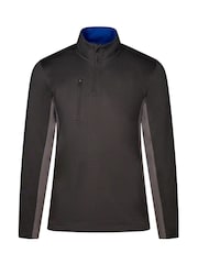 Ted Baker Sport Grey Rorry Half Zip Golf Mid Layer Fleece - Image 1 of 3