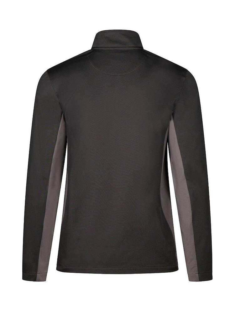 Ted Baker Sport Grey Rorry Half Zip Golf Mid Layer Fleece - Image 2 of 3