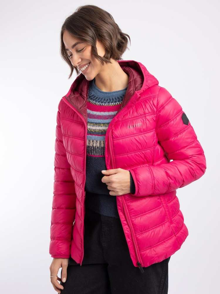 Weird Fish Pink Eshka Lightweight Padded Jacket - Image 1 of 8