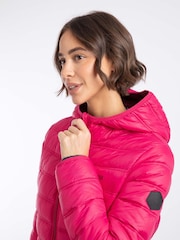 Weird Fish Pink Eshka Lightweight Padded Jacket - Image 4 of 8