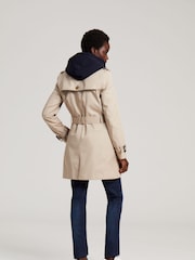 Tommy Hilfiger Camel Brown Heritage Single Breasted 100% Cotton Trench Coat - Image 3 of 9