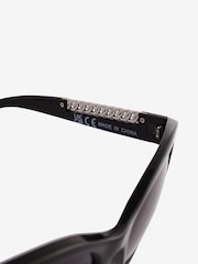 Black Chain Detail Cat Eye Sunglasses - Image 6 of 6