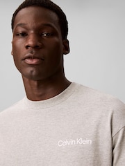 Gris - Calvin Klein Cotton Classics Pyjamas Top - Image 4 de 5