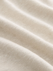 Ecru Signature 100% Linen Polo Shirt - Image 7 of 8