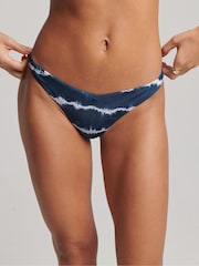 Superdry Blue Tie Dye Bikini Briefs - Image 1 of 6