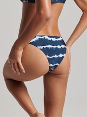 Superdry Blue Tie Dye Bikini Briefs - Image 2 of 6