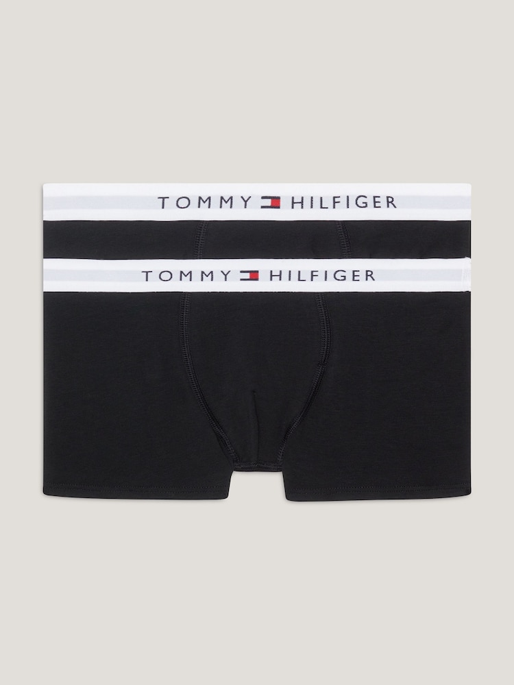Tommy Hilfiger Black Trunks 2 Pack - Image 1 of 3