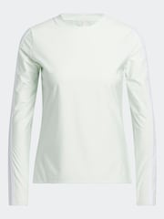 adidas Golfa Womens Light Green Ultimate 365 Twistknit Long-Sleeve Top - Image 7 of 7