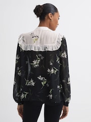 Florere Sheer Floral Blouse - Image 4 of 5