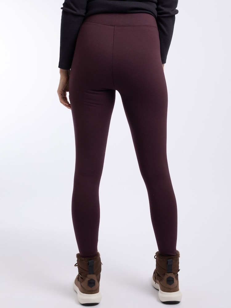 Rojo - Leggings de cintura alta Weird Fish Lilliane - Imagen 2 de 4