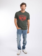 Weird Fish Green Lakes Front Print Graphic T-Shirt - Image 4 of 6