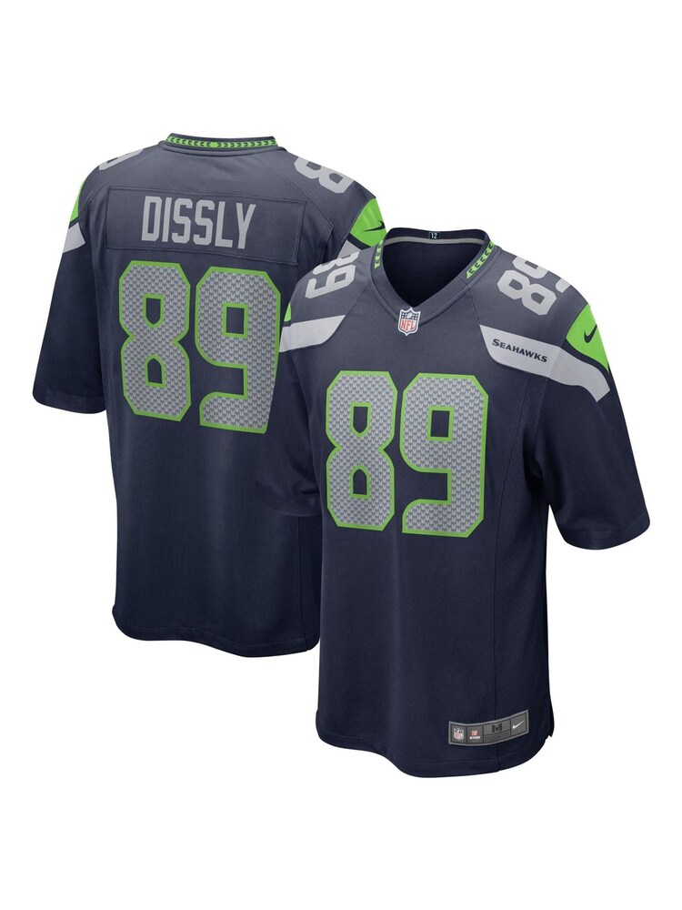 Nike Blue Seattle Seahawks Home Game Jersey - Will Dissly - Image 1 of 3 Nike Blue Seattle Seahawks Home Game Jersey - Will Dissly - Image 1 of 3