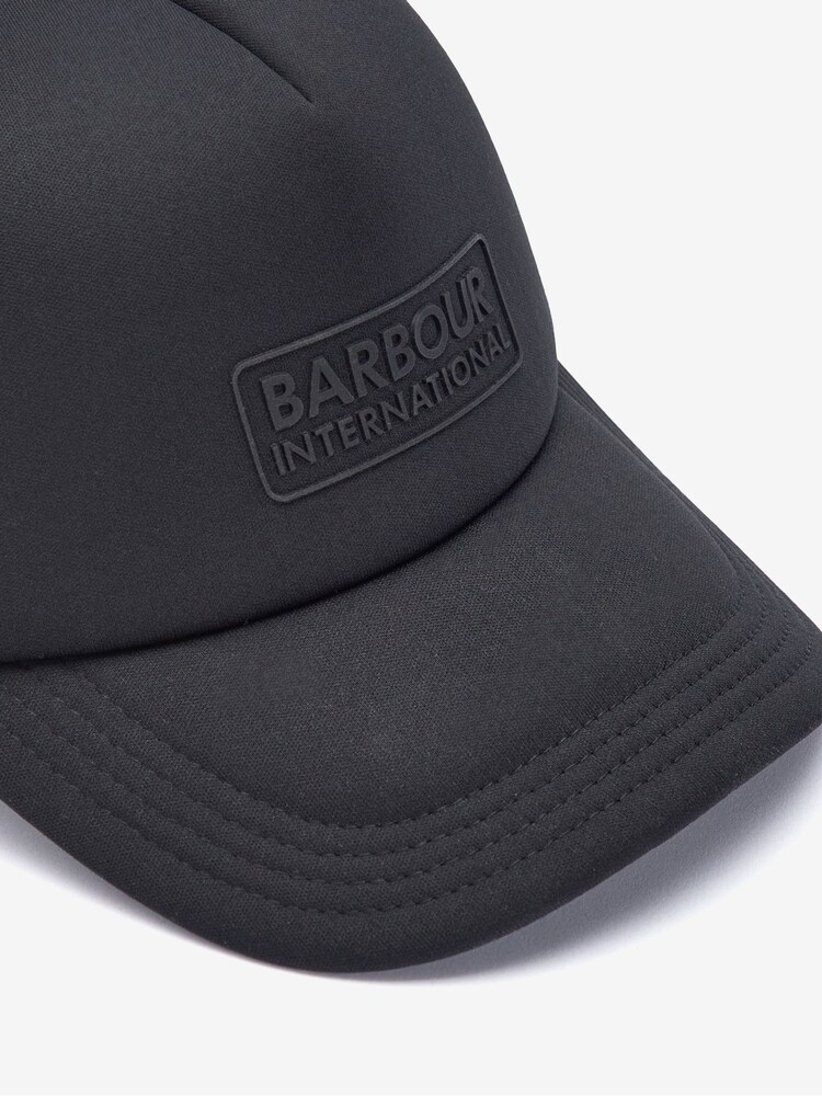 Barbour® International Black Heli Trucker Cap - Image 4 of 4