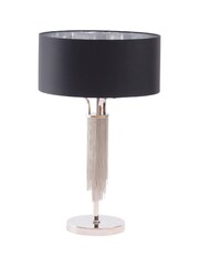 Libra Interiors Nickel Langan Table Lamp with Black Shade - Image 2 of 2