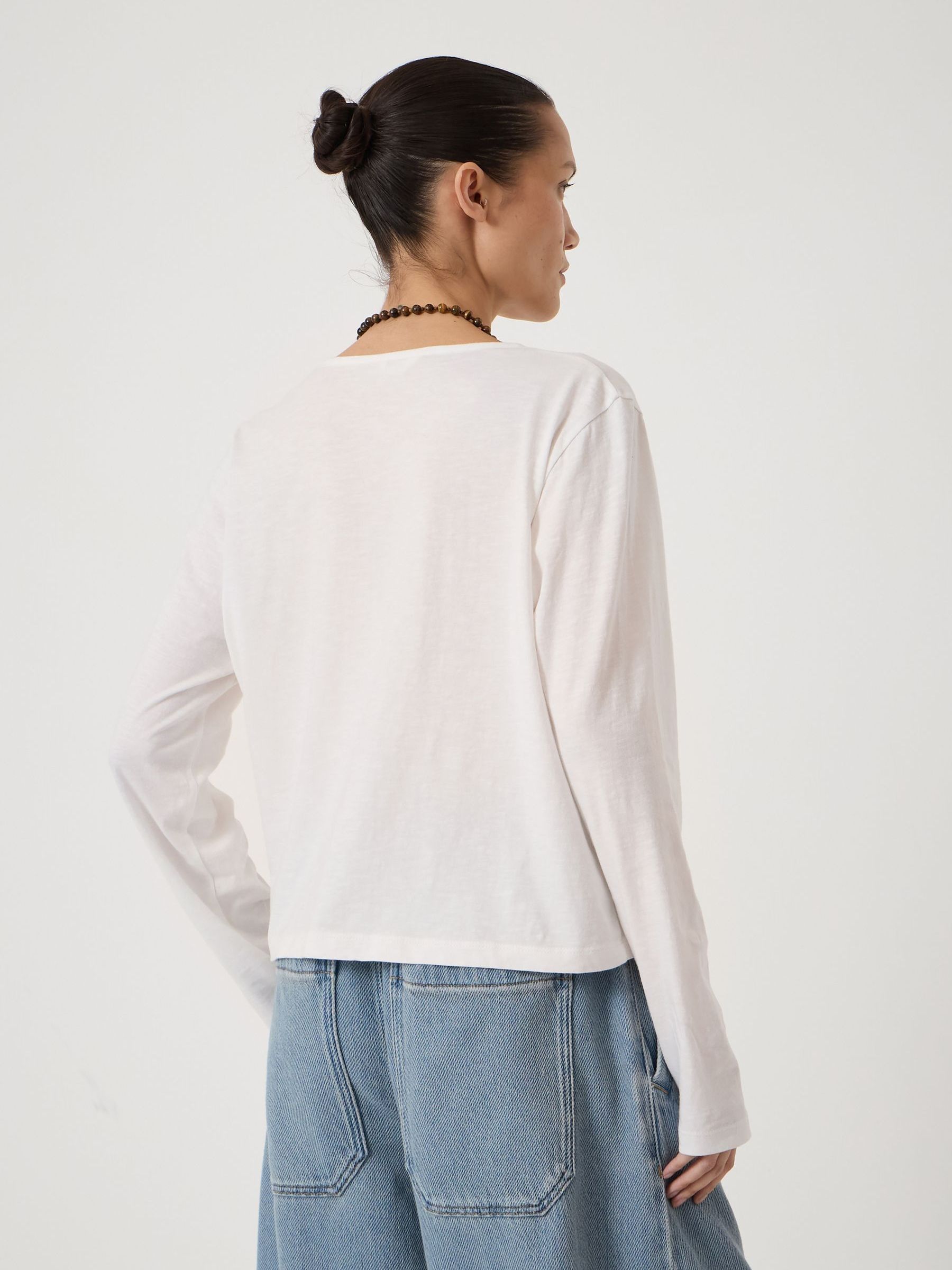 Buy Hush Cream Mikaela Jersey Slub Cardigan from Next Israel