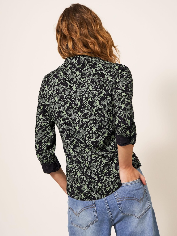 White Stuff Annie Jersey Shirt - Image 2 of 6