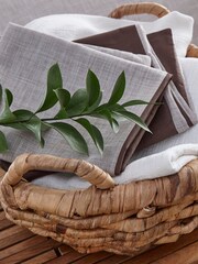 Appletree Brown Biscay 100% Cotton Duvet Cover Set - Image 3 of 4