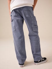Navy Blue Denim Carpenter 100% Cotton Jeans (3-16yrs) - Image 2 of 7