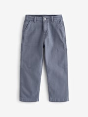 Navy Blue Denim Carpenter 100% Cotton Jeans (3-16yrs) - Image 5 of 7