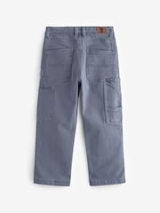 Navy Blue Denim Carpenter 100% Cotton Jeans (3-16yrs) - Image 6 of 7