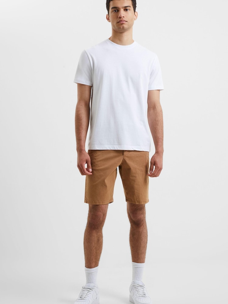 French Connection Tan Brown Chino Shorts - Image 1 of 4