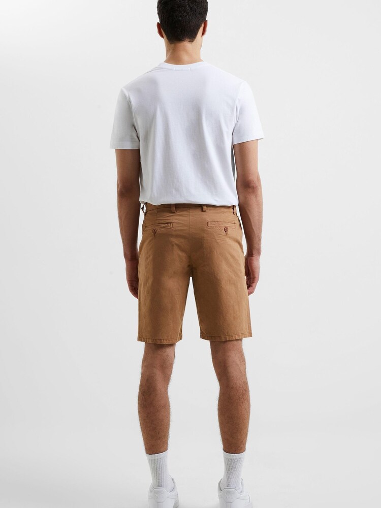 French Connection Tan Brown Chino Shorts - Image 2 of 4