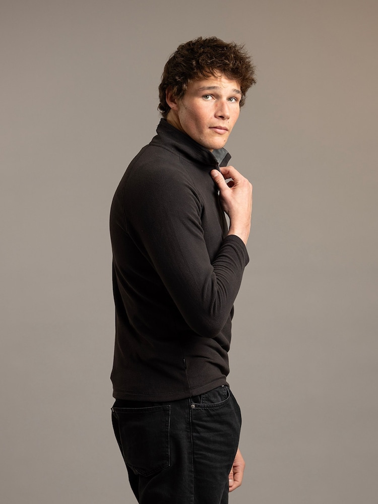 Trespass Quarter Zip Blackford Micro Fleece - Image 3 of 5