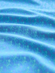 Blue Gecko Print Polo Shirt - Image 8 of 8