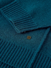 White Stuff Green Milton Mock Neck Jumper - Image 5 of 6