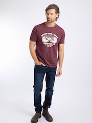 Weird Fish Red Lakes Front Print Graphic T-Shirt - Image 4 of 6