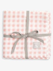 The Little Tailor 4 Pack Pink 100% Cotton Muslins - Image 6 of 9