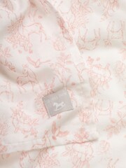 The Little Tailor 4 Pack Pink 100% Cotton Muslins - Image 8 of 9