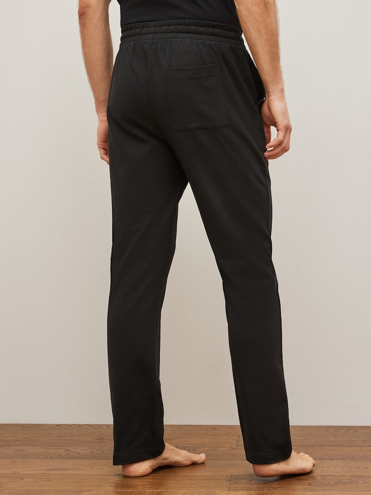 Black Open Slim Lightweight Joggers - Image 2 of 6