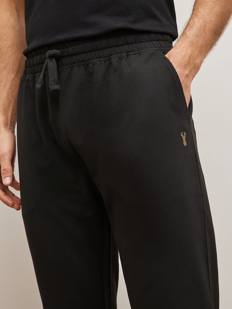 Noir - Ouvert - Pantalon de jogging slim léger - Image 4 of 6
