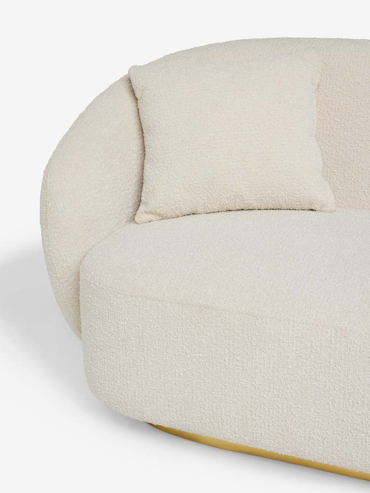 Lipsy Off White Snug Boucle Laurel 2 Seater Sofa - Image 8 of 8