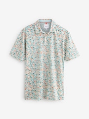 White Drinks Print Polo Shirt - Image 6 of 8