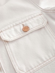 Ecru White Premium Denim Jacket - Image 10 of 10