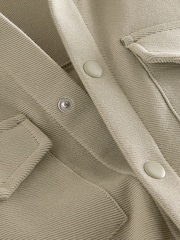 Stone Natural Jersey Shacket (3-16yrs) - Image 3 of 3