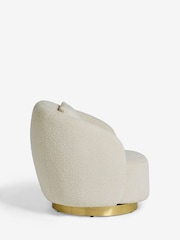 Lipsy Off White Snug Boucle Laurel Accent Chair - Image 6 of 8