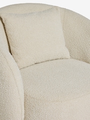 Lipsy Off White Snug Boucle Laurel Accent Chair - Image 8 of 8