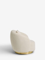 Lipsy Mink Faux Fur Laurel Accent Chair - Image 2 of 8