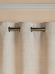 Cortinas de ilhós de chenille pesadas - Imagem 7 de 8